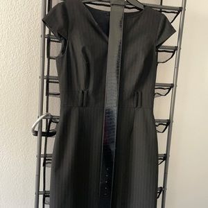 Antonio Melani dress. Black stripped very classy dress.